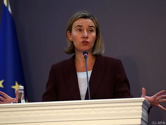 Mogherini zuversichtlich Mogherini zuversichtlich