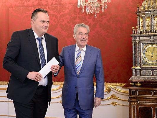 Doskozil wieder bei Bundespräsident Fischer