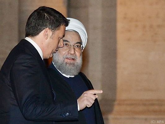 Rohani in Rom bei Renzi Rohani in Rom bei Renzi