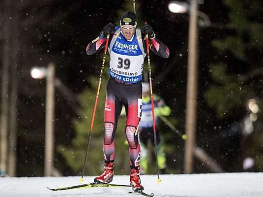 Dominik Landertinger fühlt sich in Ruhpolding wohl Dominik Landertinger fühlt sich in Ruhpolding wohl