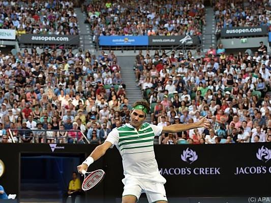 Roger Federer machte mit seinem Auftaktgegner kurzen Prozess