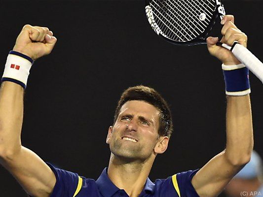 Djokovic schlug im Halbfinale Roger Federer Djokovic schlug im Halbfinale Roger Federer