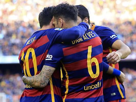 Barcelona bleibt Tabellenführer in Spanien