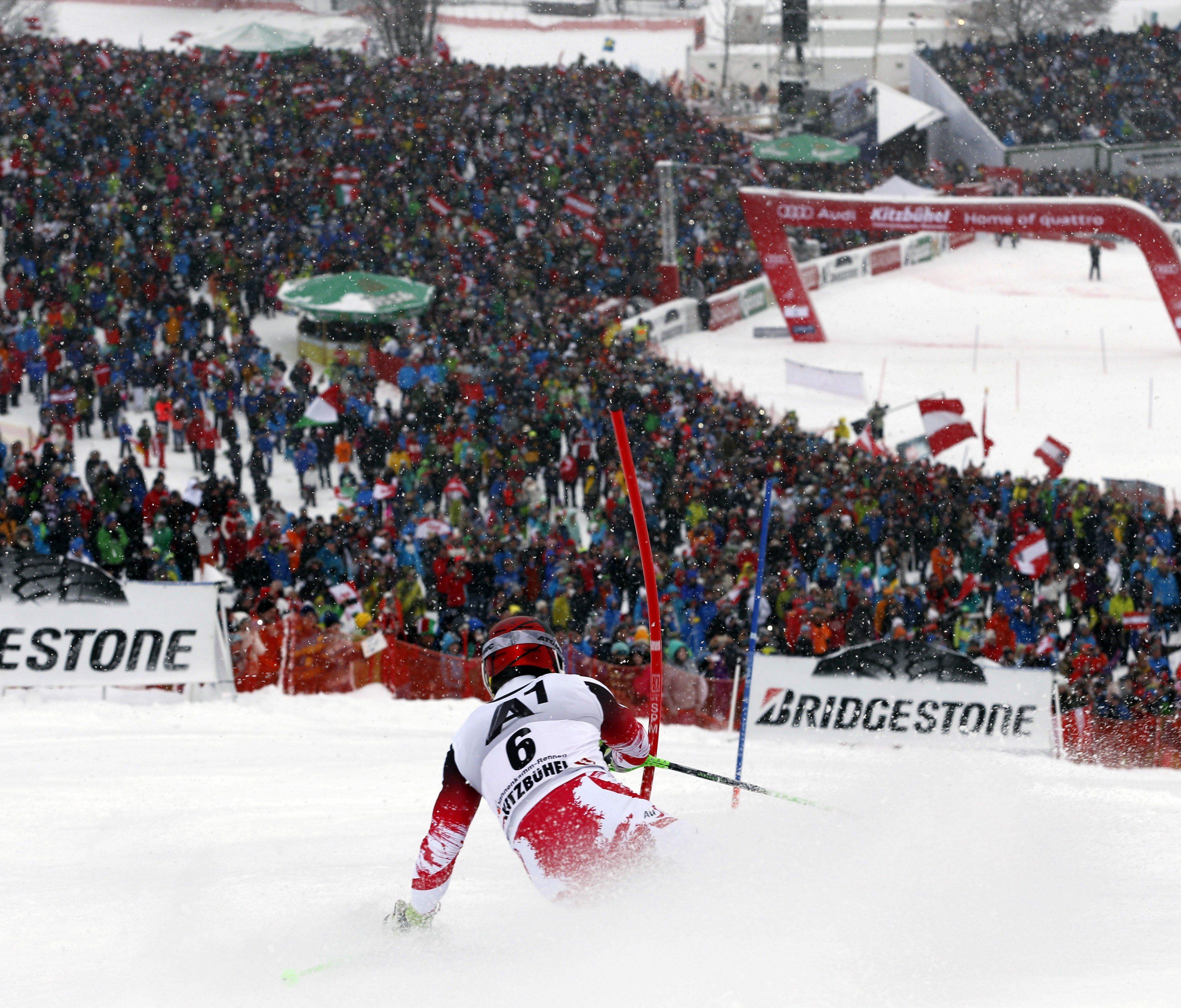 Am Sonntag trauen sich die Slalom-Spezialisten wieder über den Ganslernhang.