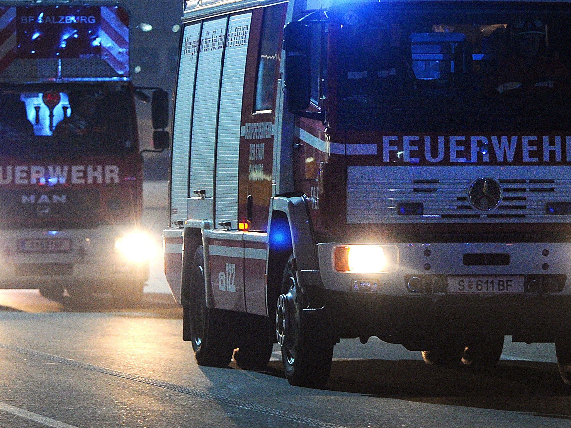 60 Einsätze fuhren die niederösterreichischen Feuerwehren zu Silvester.