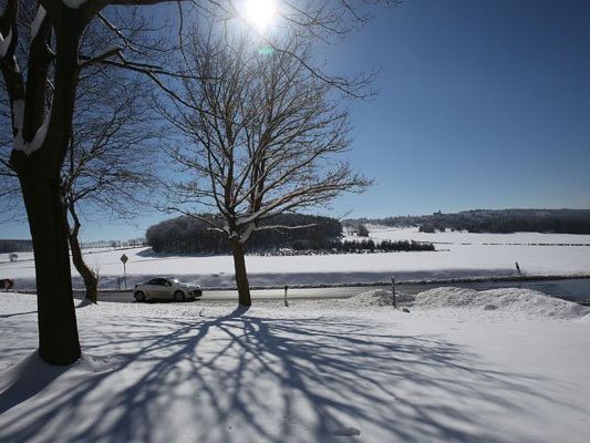 Am Wochenende gibt es in ganz Österreich viel Sonnenschein aber auch Schnee.