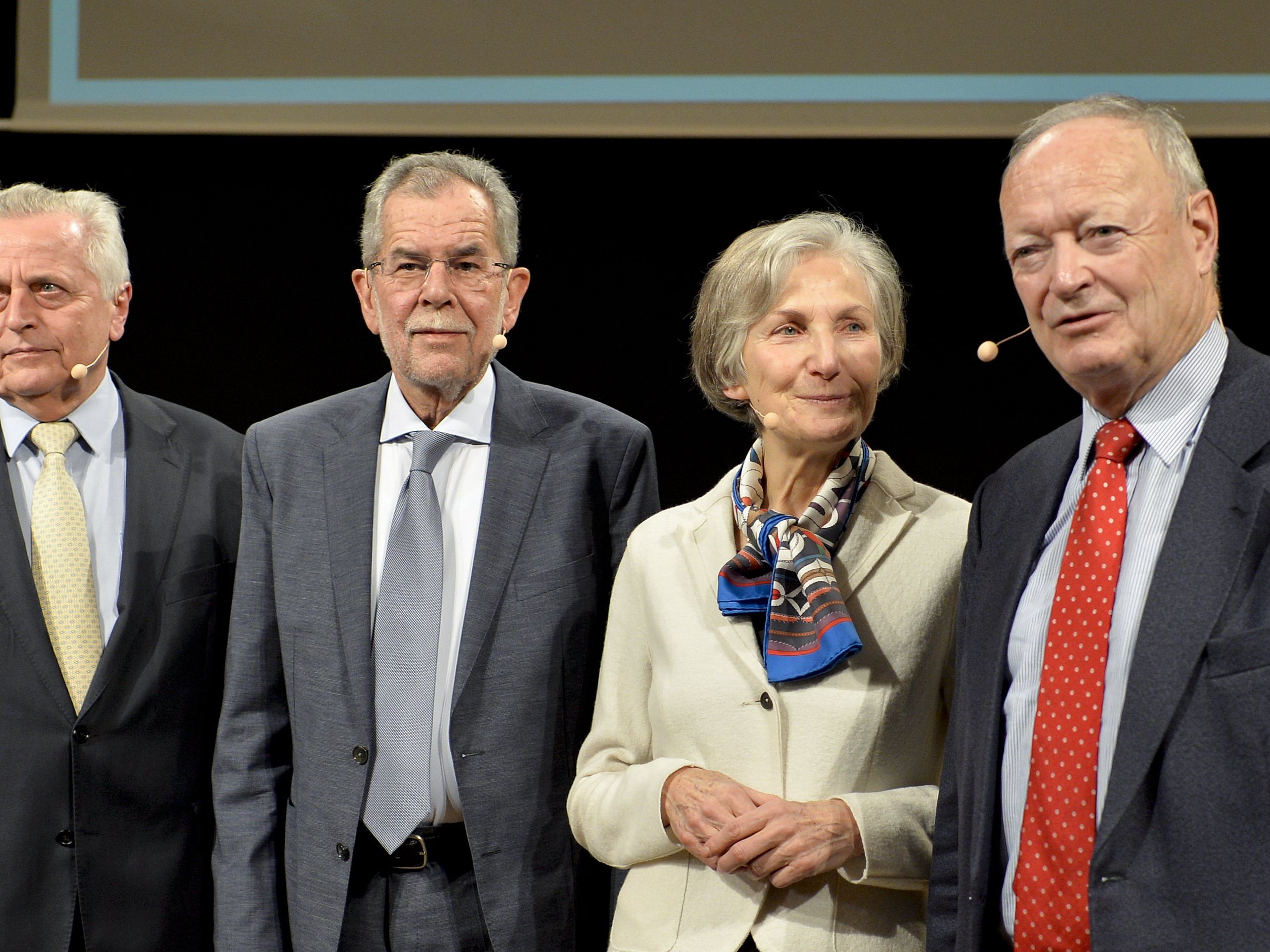 Die vier bisherigen Präsidentschaftskandidaten auf einen Blick.