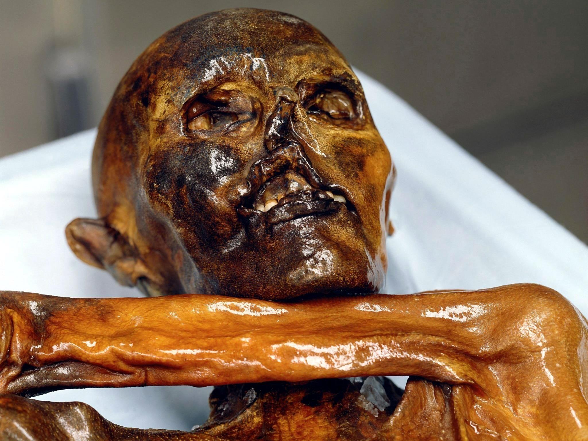Die Ahnen von Ötzi stammen wohl aus Asien.