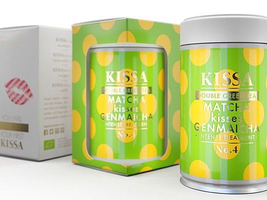 KISSA Double Green Tea Matcha Kisses Genmaicha ist die Damenspende beim Opernball 2016