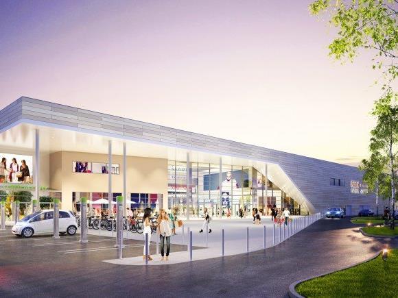 So soll das neue Huma-Einkaufszentrum in Wien-Simmering künftig aussehen