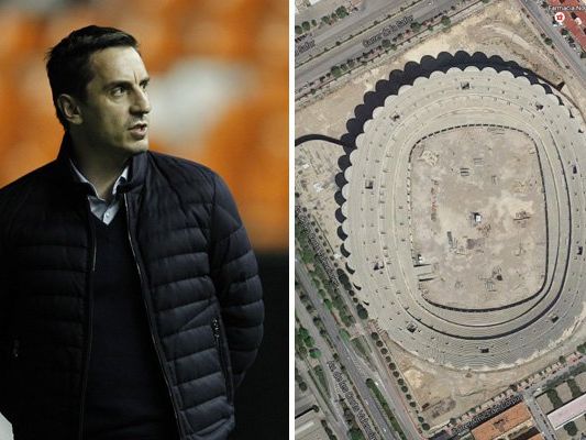 Gary Neville hat in Valencia einen schweren Stand. Gary Neville hat in Valencia einen schweren Stand.
