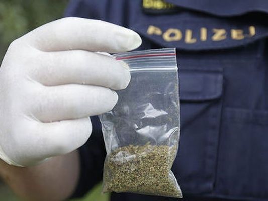 Der Mann bot den Polizisten Marihuana an. Der Mann bot den Polizisten Marihuana an.
