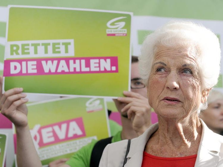 Abschied von der grünen Vordenkerin Freda Meissner-Blau.