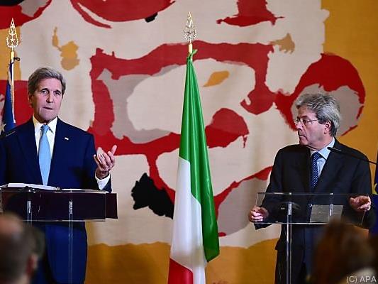 Kerry bezog klar Stellung gegen den Islamischen Staat