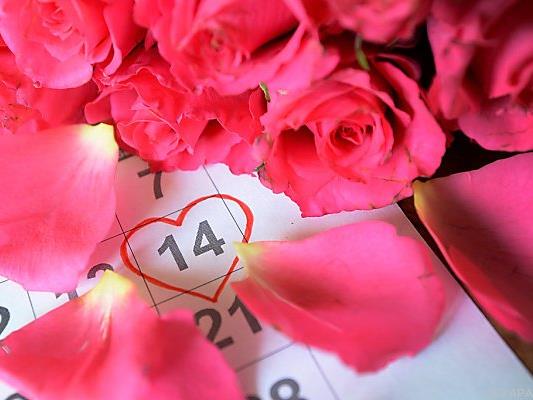 Valentinstag als Feiertag für den Blumenhandel
