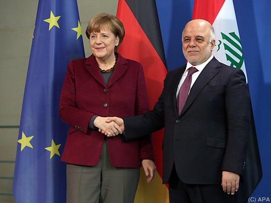 Irakischer Ministerpräsident Haider al-Abadi in Berlin