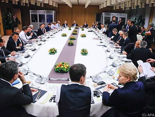 Gipfel der Staats- und Regierungschefs in Brüssel
