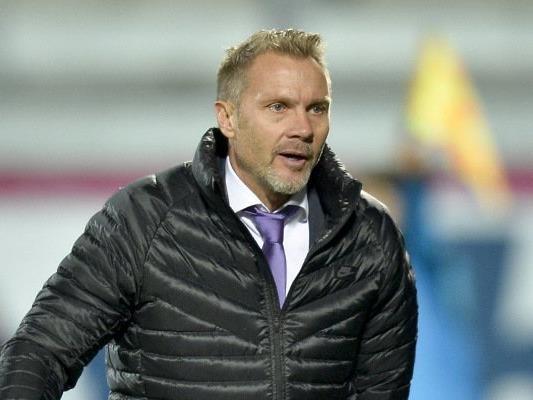 Austria-Trainer Fink haderte im Derby mit der violetten Chancenverwertung.