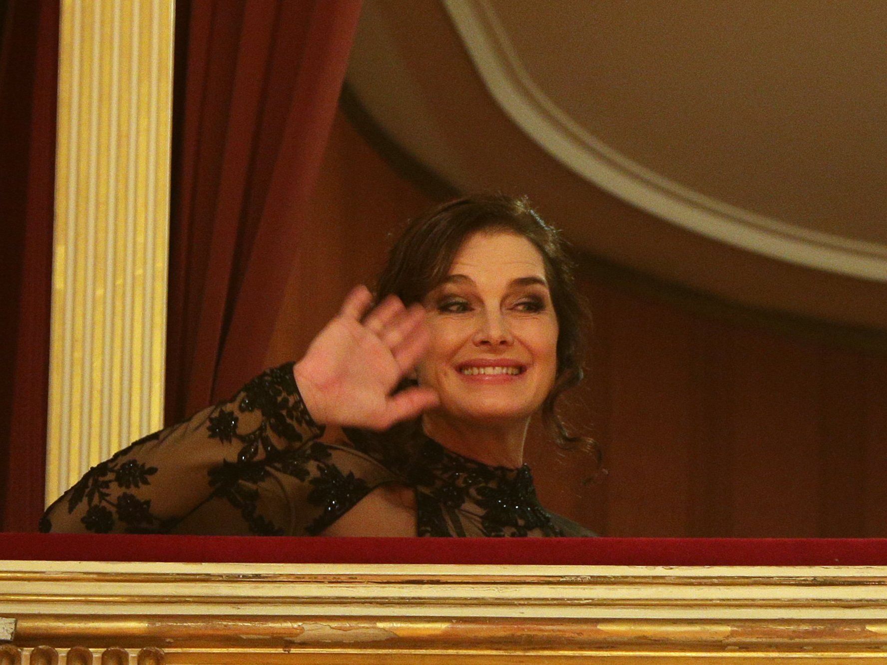 Brooke SHields freute soch über ihren ersten Ballbesuch am Wiener Opernball 2016. Brooke SHields freute soch über ihren ersten Ballbesuch am Wiener Opernball 2016.