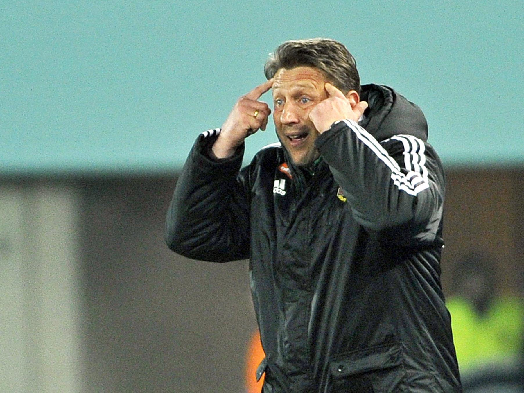 Zoran Barišić ärgert sich über das grün-weiße Cup-Aus.