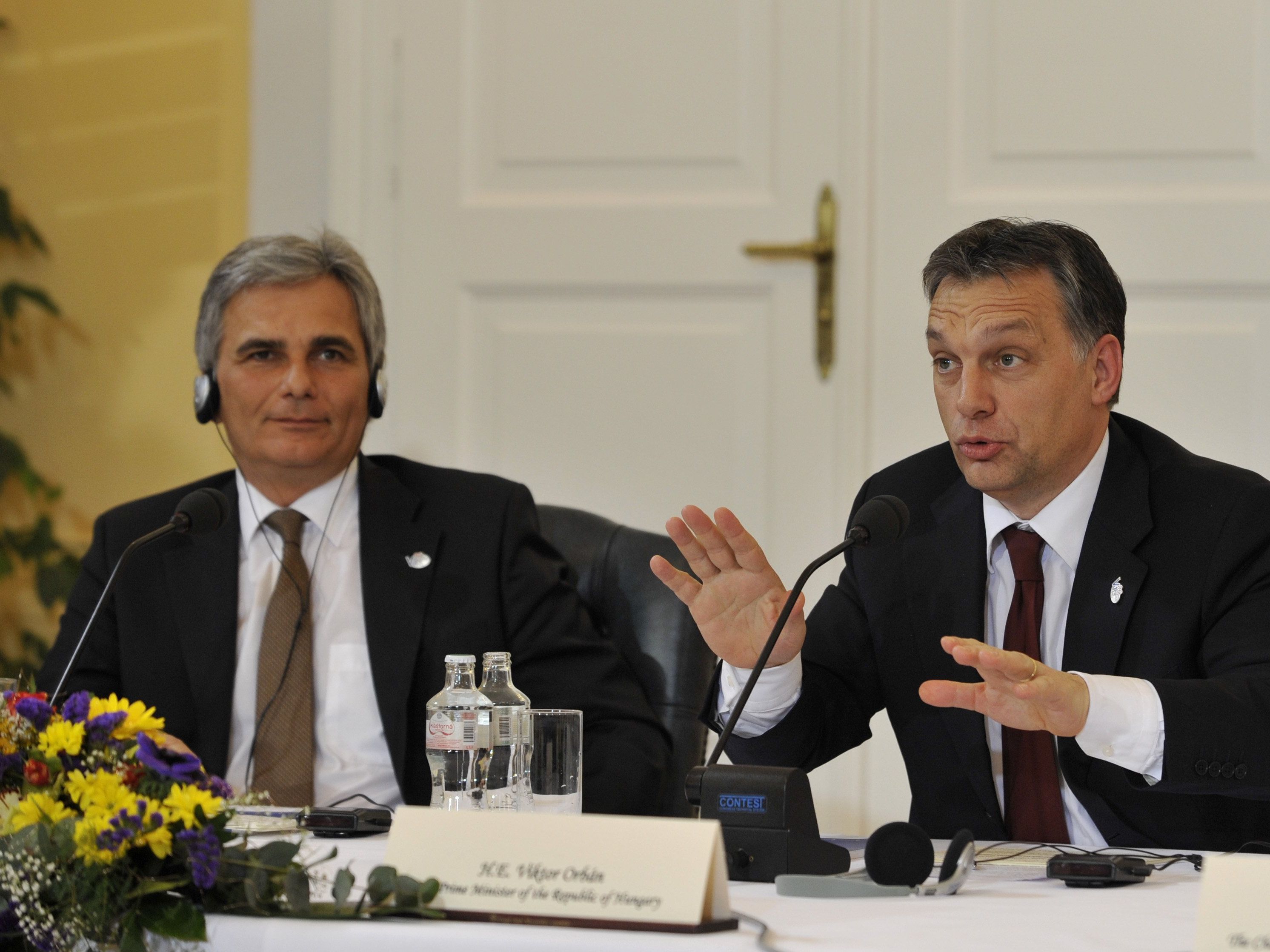 Dicke Luft zwischen Österreich und Ungarn. Dicke Luft zwischen Österreich und Ungarn.