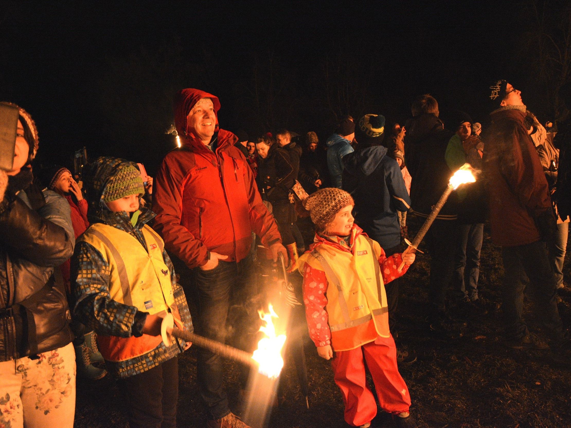 Eine tolle Atmosphäre herrscht jedes Jahr beim Eichele Funken im Lustenauer Ried. Eine tolle Atmosphäre herrscht jedes Jahr beim Eichele Funken im Lustenauer Ried.