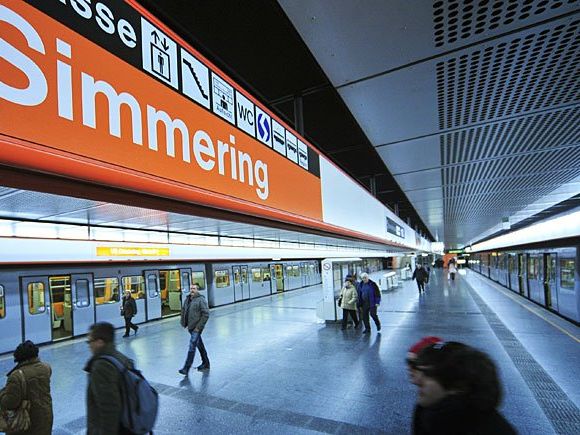 Die Frau wurde in der U3-Station Simmering durch Obszönitäten belästigt