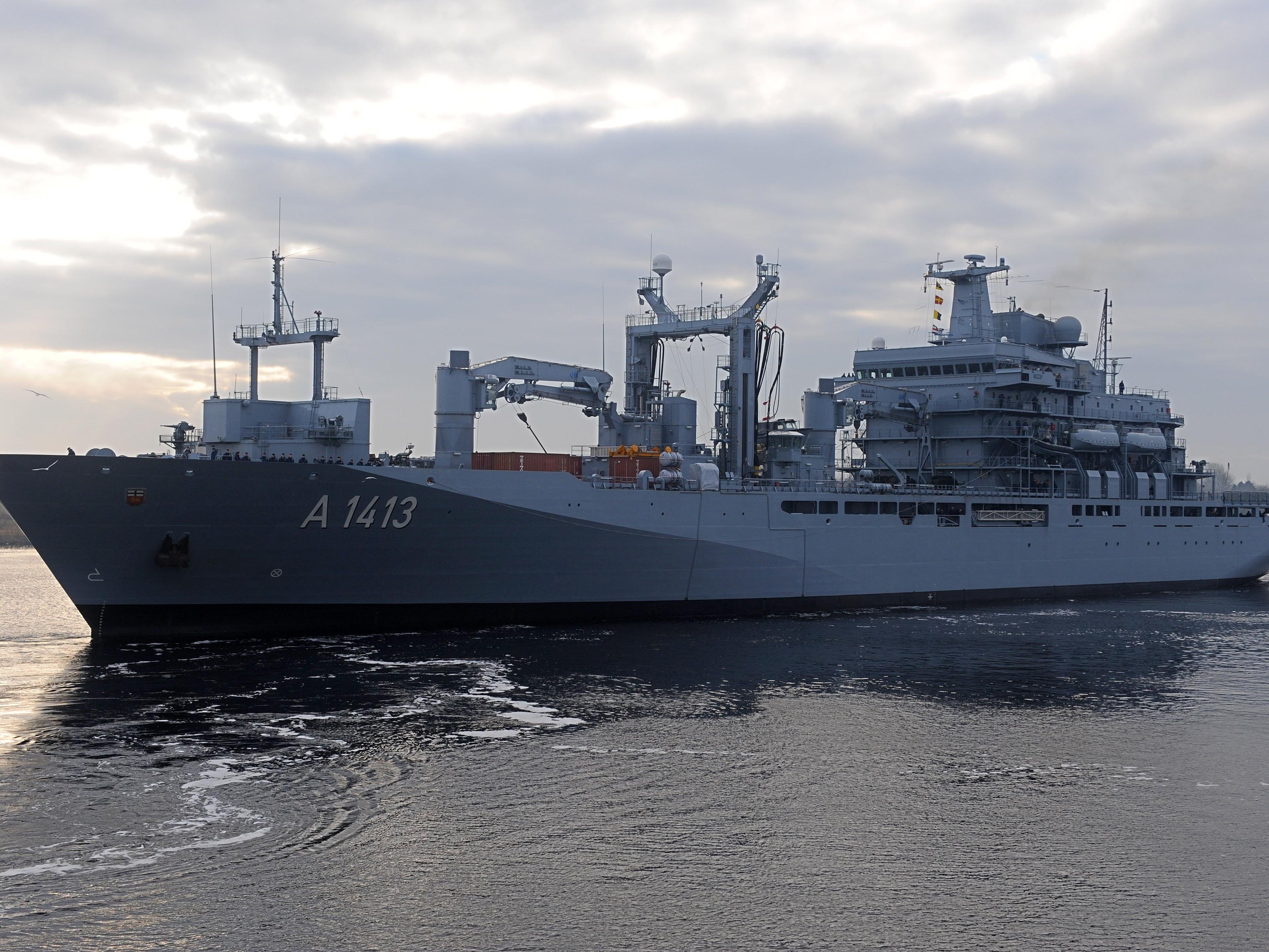 Die "Bonn", derzeit das Führungsschiff der NATO-Marinegruppe 2.