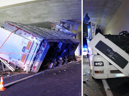 Das immense Ausmaß der Zerstörung nach dem schweren Unfall.