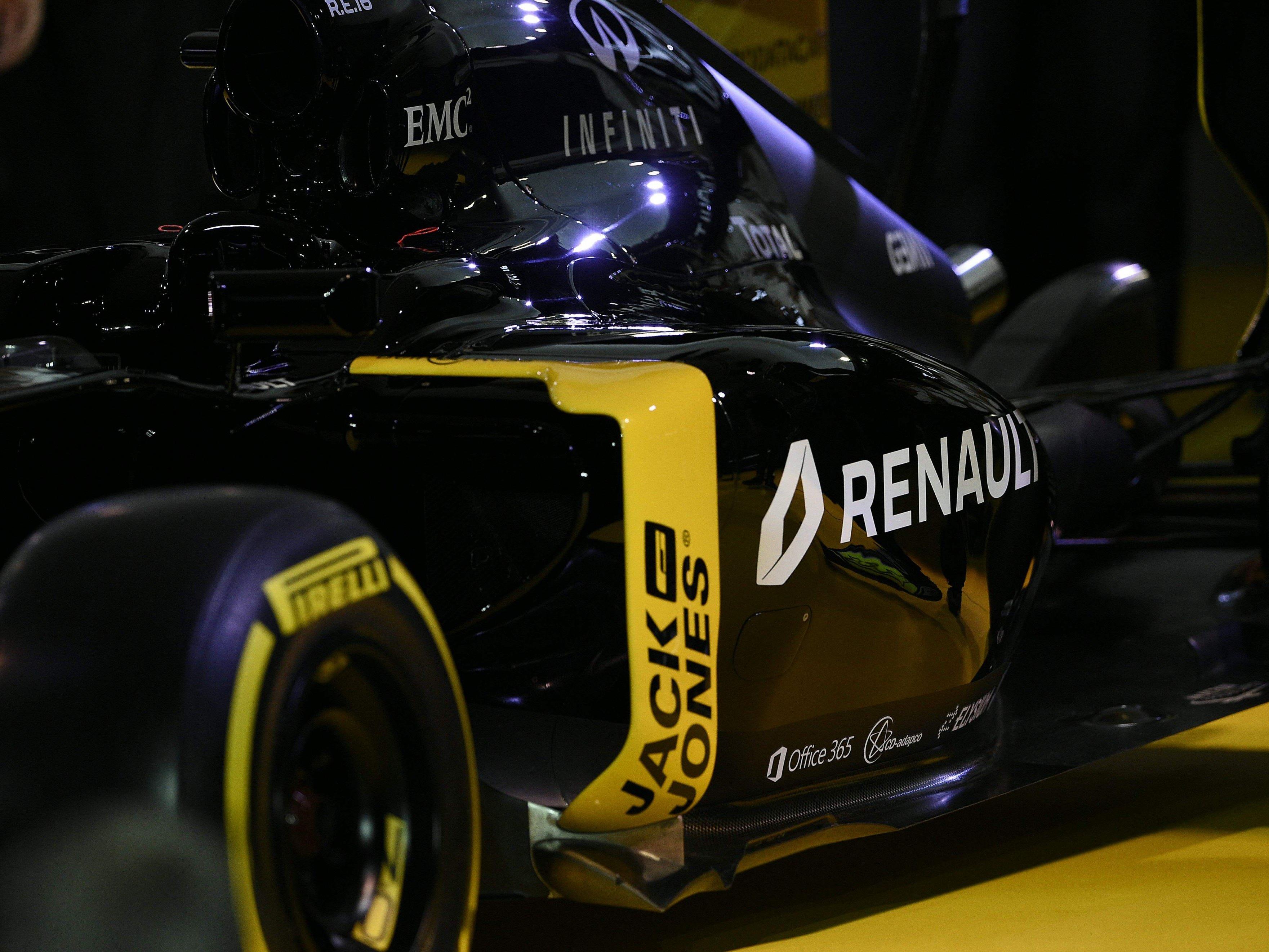 Renault präsentiert das F1-Auto für 2016.