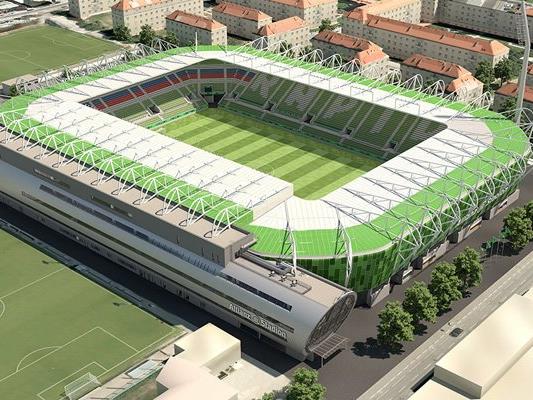 Im März startet Rapid den Aboverkauf für das Allianz Stadion.