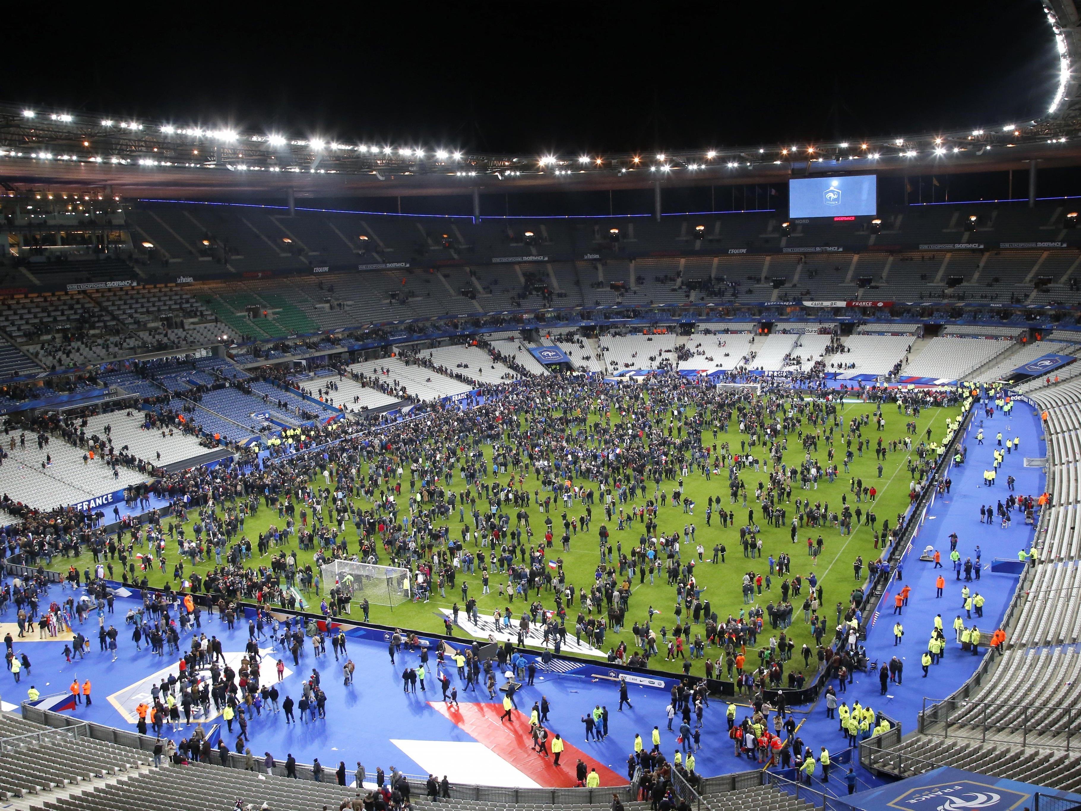 Das Stade de France nach den Explosionen am 13. November.