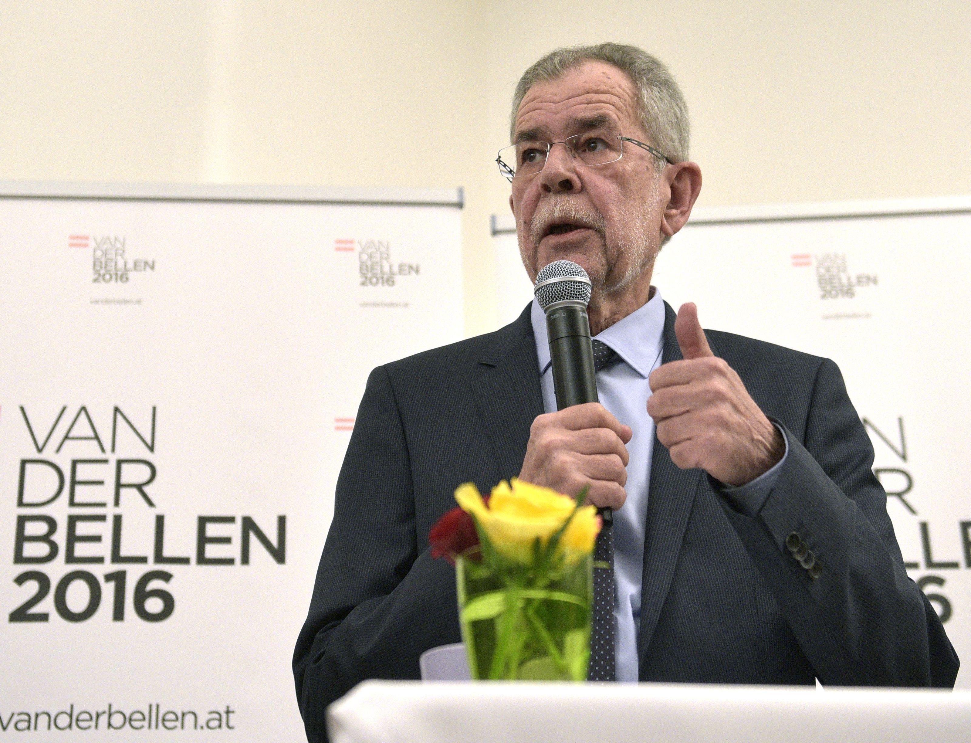 BP-Wahl - Van der Bellen sammelte bisher 14.493 Unterschriften BP-Wahl - Van der Bellen sammelte bisher 14.493 Unterschriften