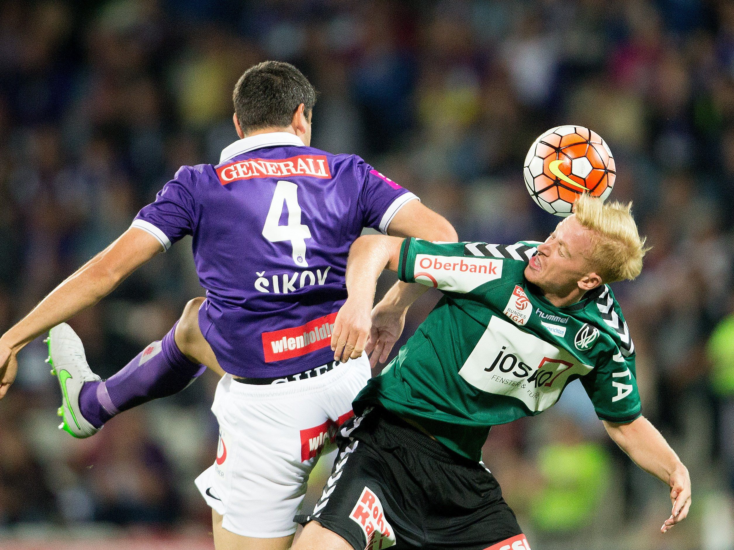 Austria Wien und Ried treffen in der Generali-Arena aufeinander.