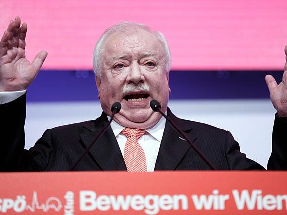 Häupl bei der Klubtagung der SPÖ Wien unter dem Motto "Bewegen wir Wien - Mutig. Menschlich. Miteinander."