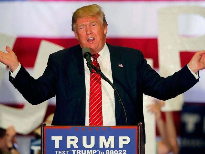 Der umstrittene Anwärter der Republikaner: Donald Trump. Der umstrittene Anwärter der Republikaner: Donald Trump.