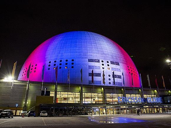 In der Ericsson Globe Arena in Stockholm wird der ESC 2016 ausgetragen
