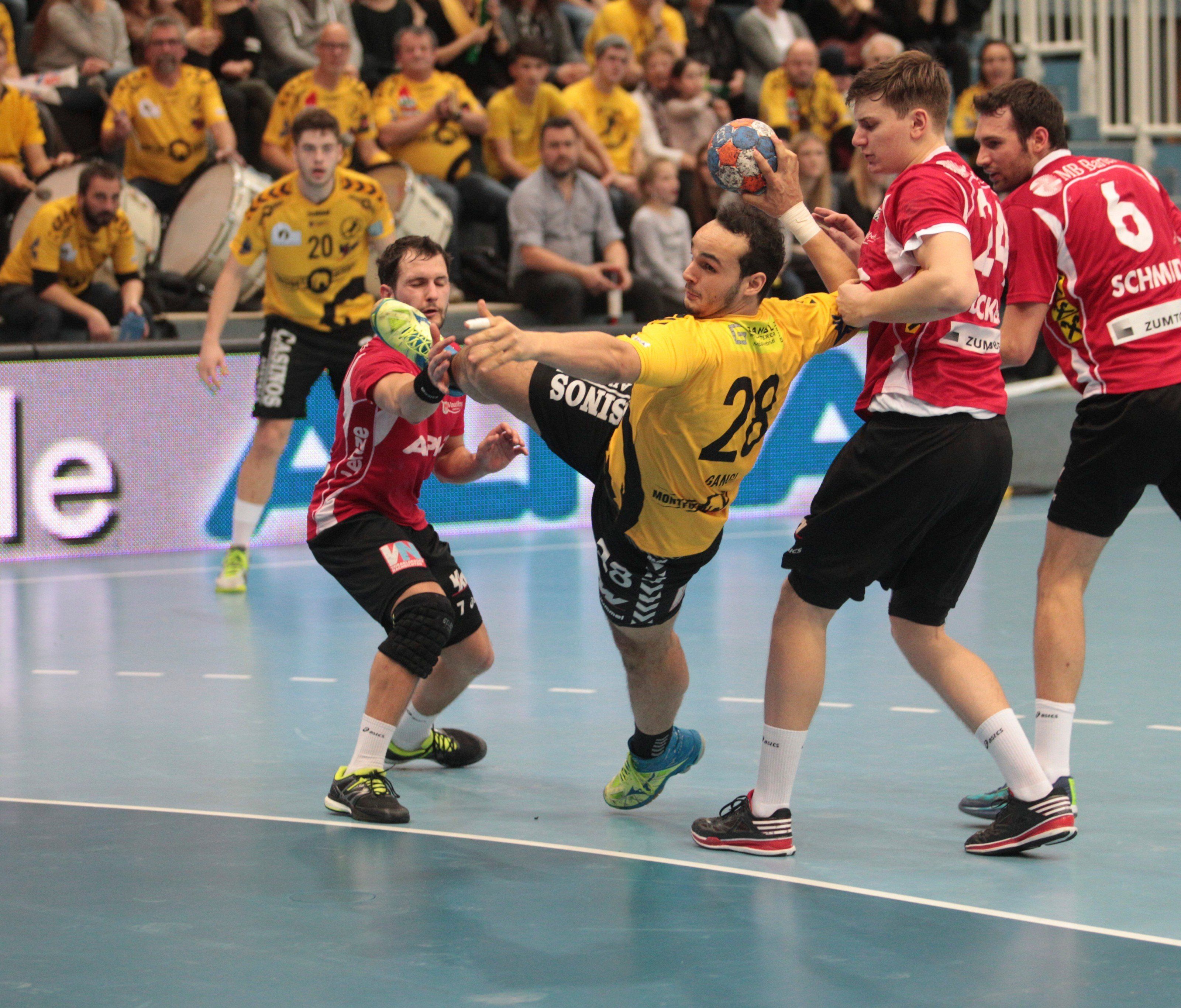 Bregenz gewinnt Ländle-Derby gegen HC Hard 23:22 Bregenz gewinnt Ländle-Derby gegen HC Hard 23:22