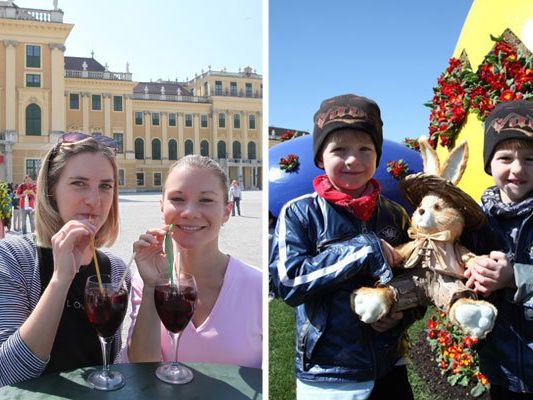 Der Ostermarkt Schloß Schönbrunn hat Groß und Klein einiges zu bieten