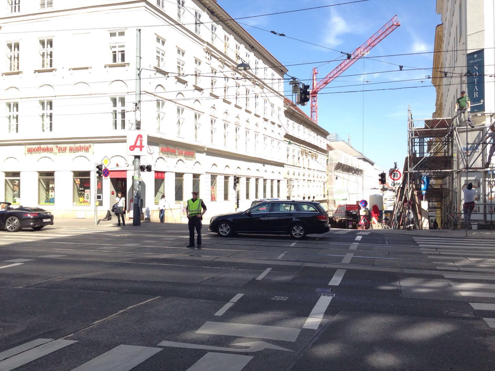 Stromausfall in Wien: Auch Ampeln waren vom Ausfall betroffen. Stromausfall in Wien: Auch Ampeln waren vom Ausfall betroffen.