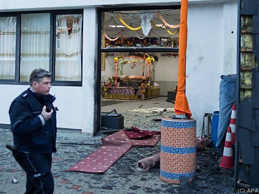 Verletzte bei Explosion in hinduistischem Gebetshaus Verletzte bei Explosion in hinduistischem Gebetshaus