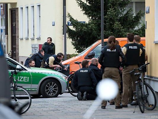 Großeinsatz der Polizei in München