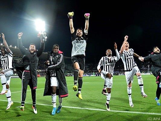 Juventus feierte bereits nach Sieg am Sonntag ausschweifend