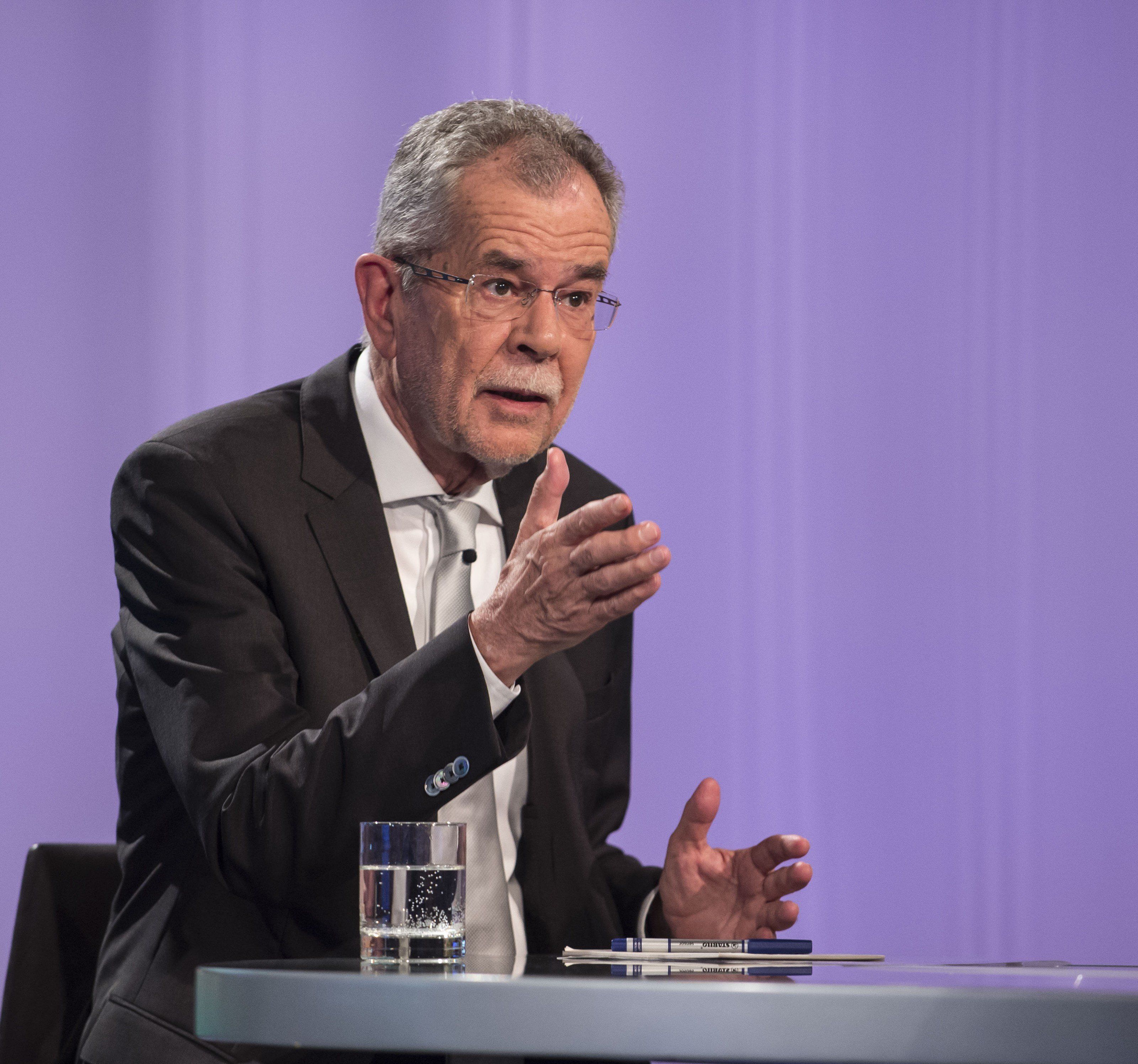 BP-Wahl - Flüchtlingskrise dominierte Pressestunde mit Van der Bellen