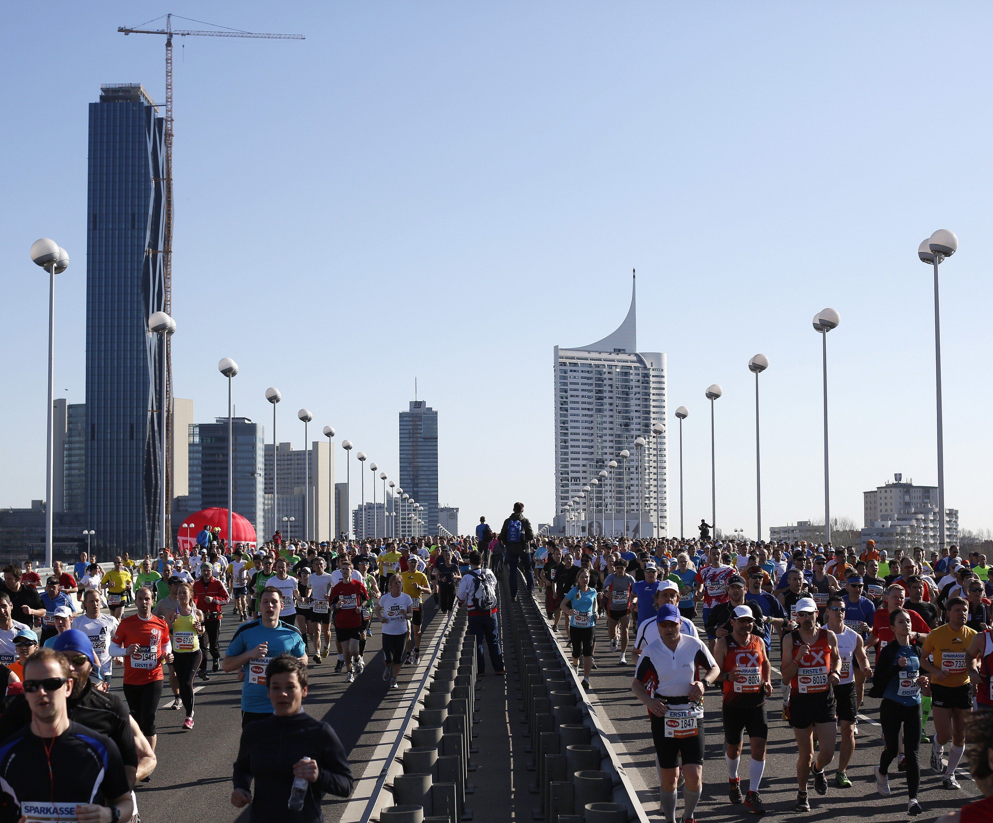 Sperren und Umleitungen rund um den Wien-Marathon 2016.