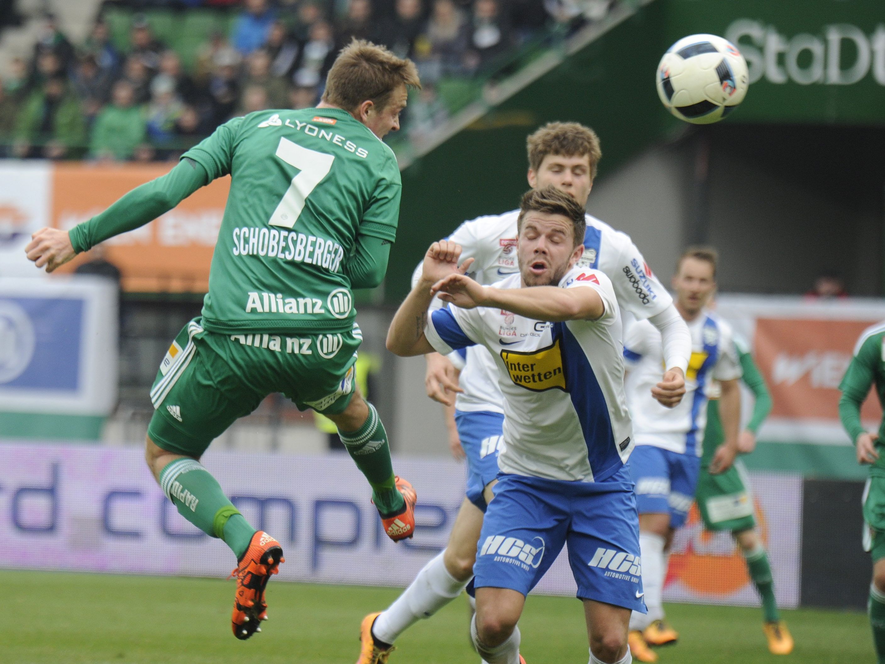 Rapid gastiert in der 33. Bundesligarunde beim SV Grödig.