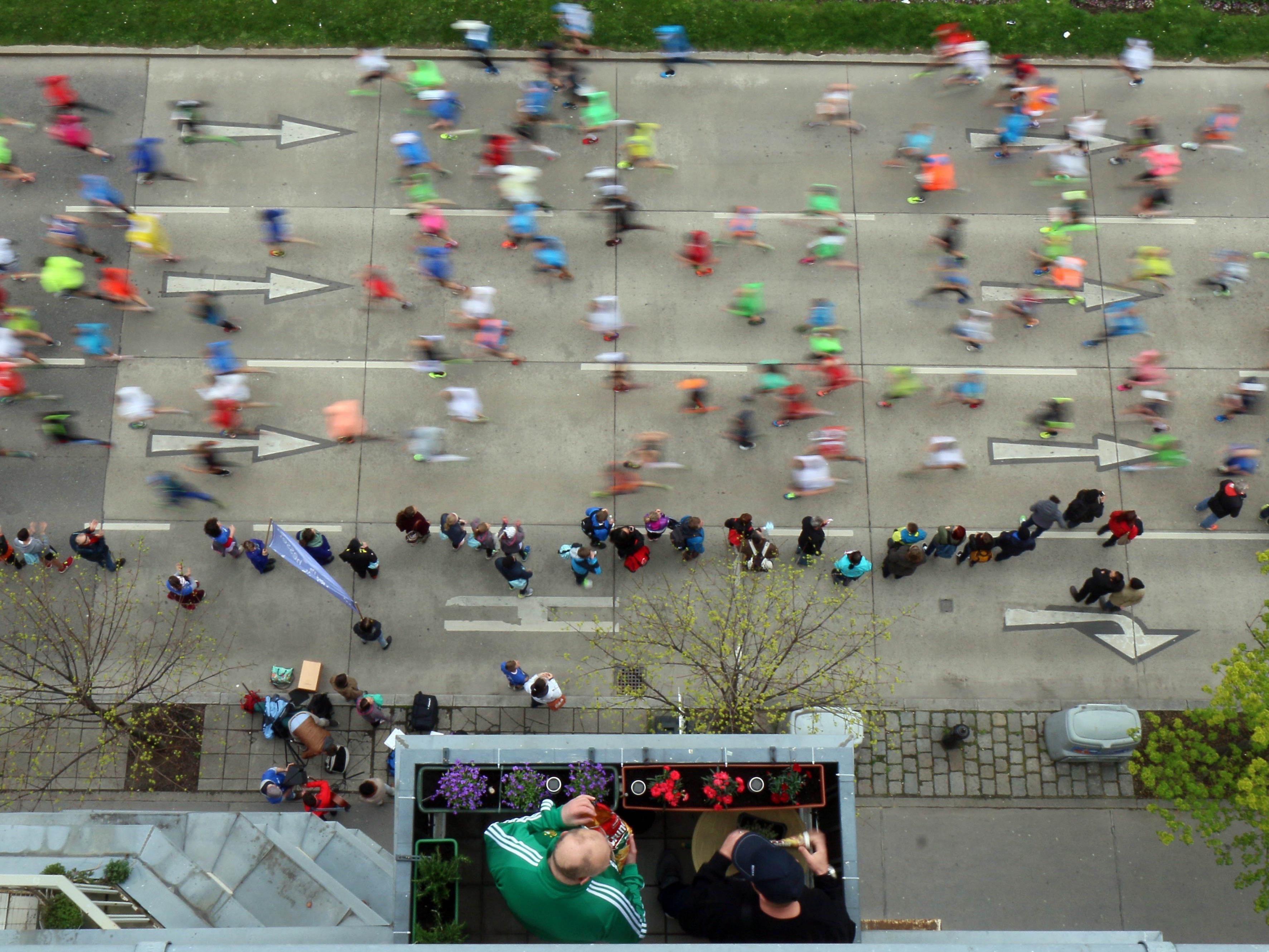Die schönsten Aufnahmen von Vienna City Marathon 2016.
