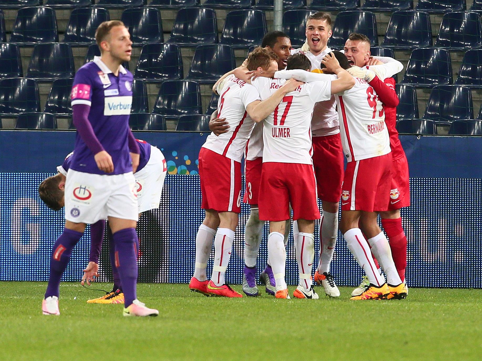 Im ÖFB-Cup hat Red Bull Salzburg die Austria ausgeschaltet.