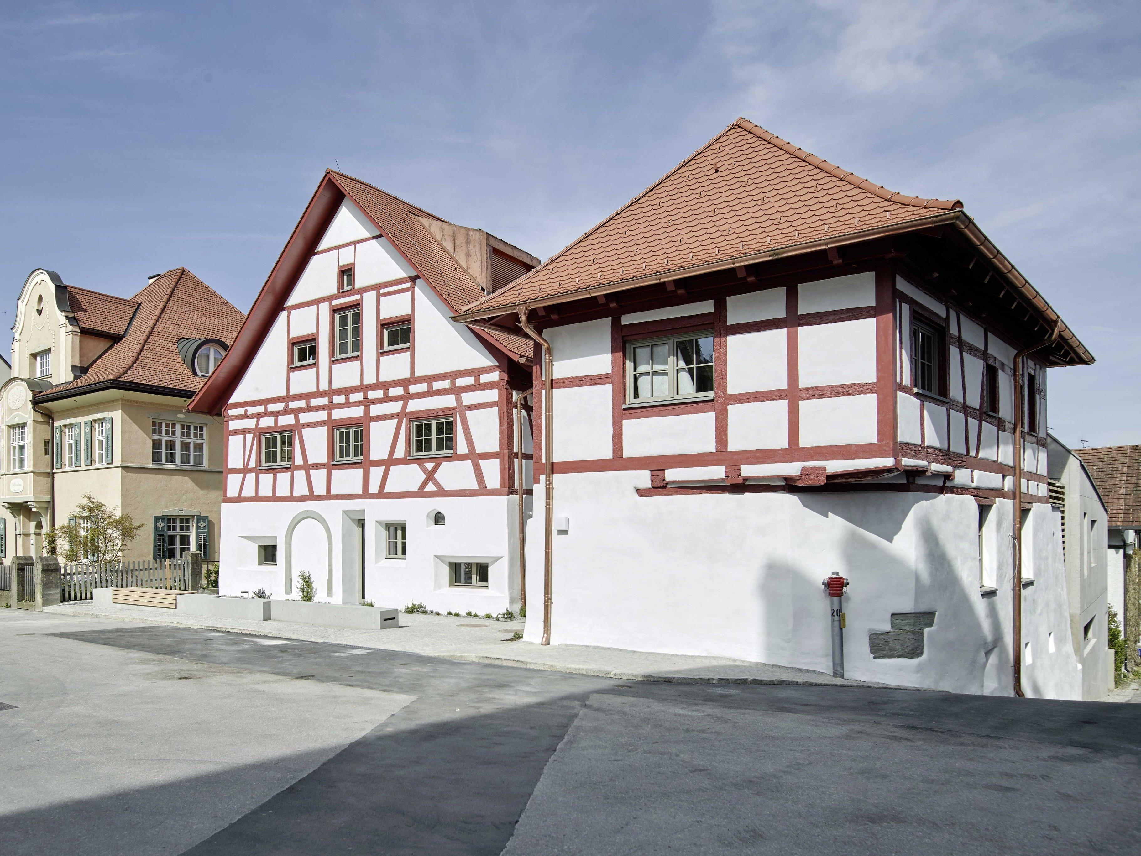 Tage der offenen Tür am 30. April und 1. Mai im neu renovierten Fachwerkhaus-Ensemble „Kolpingplatz 3“ in Bregenz.