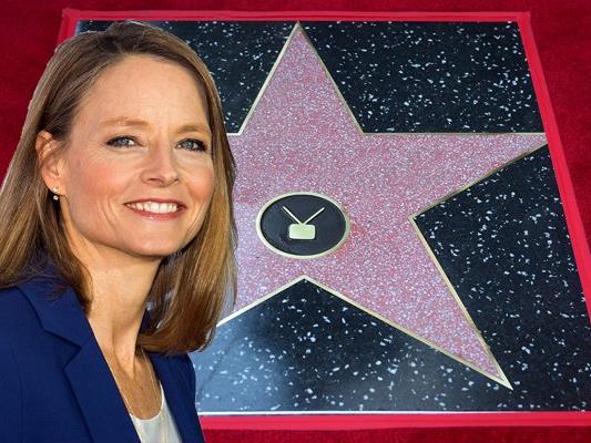 Schauspielerin Jodie Foster bekommt einen Stern in Hollywood.